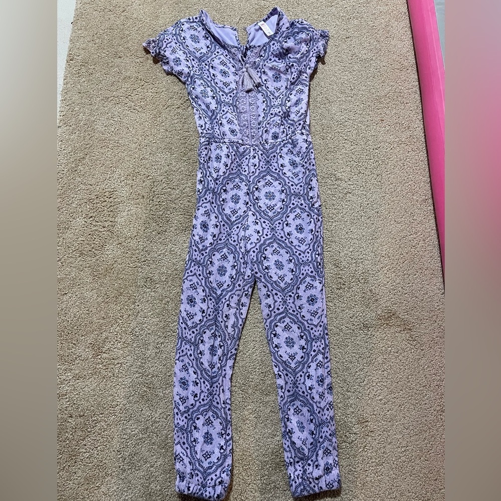 Girls Purple Romper Size 12
